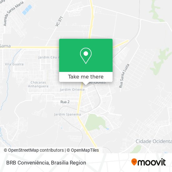 BRB Conveniência map