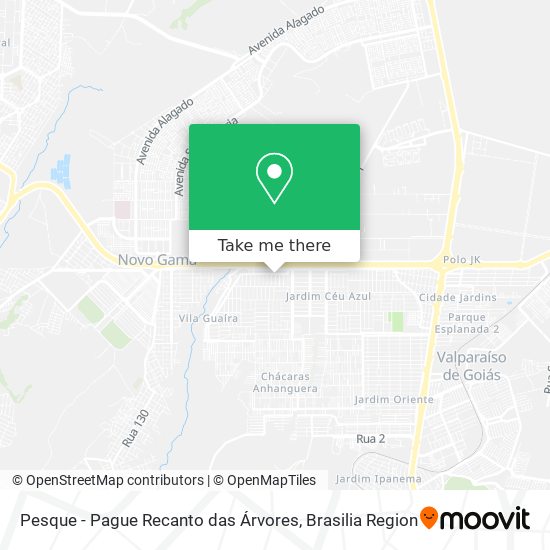 Pesque - Pague Recanto das Árvores map
