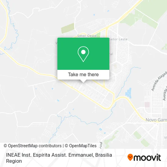 INEAE Inst. Espírita Assist. Emmanuel map