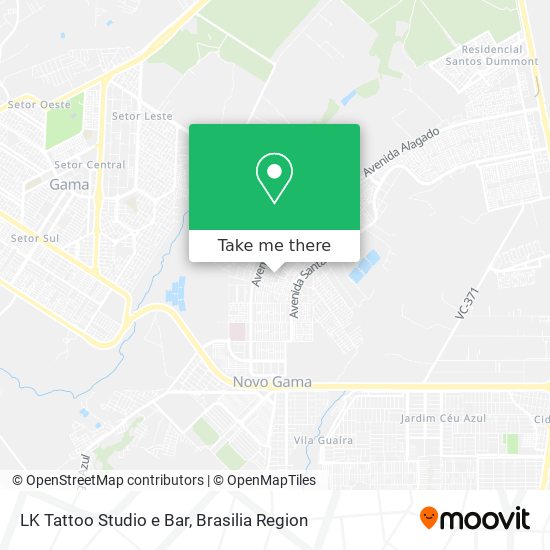 LK Tattoo Studio e Bar map