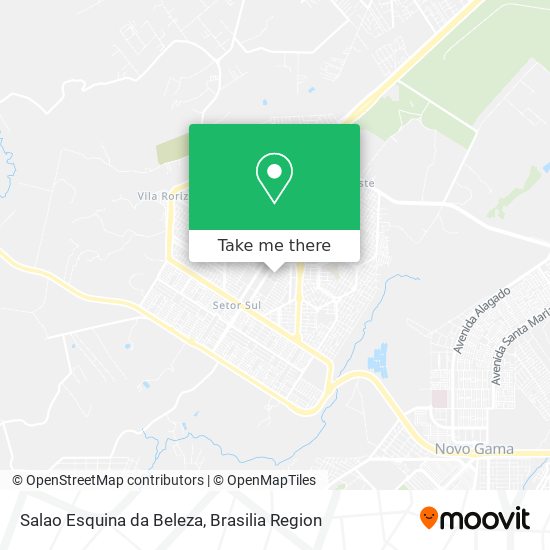 Salao Esquina da Beleza map