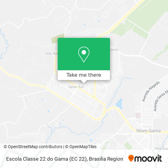 Escola Classe 22 do Gama (EC 22) map