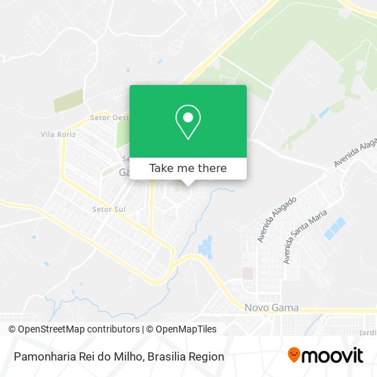Pamonharia Rei do Milho map