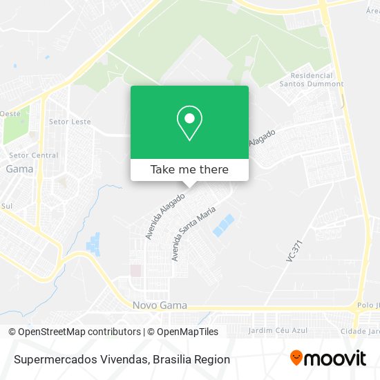 Supermercados Vivendas map