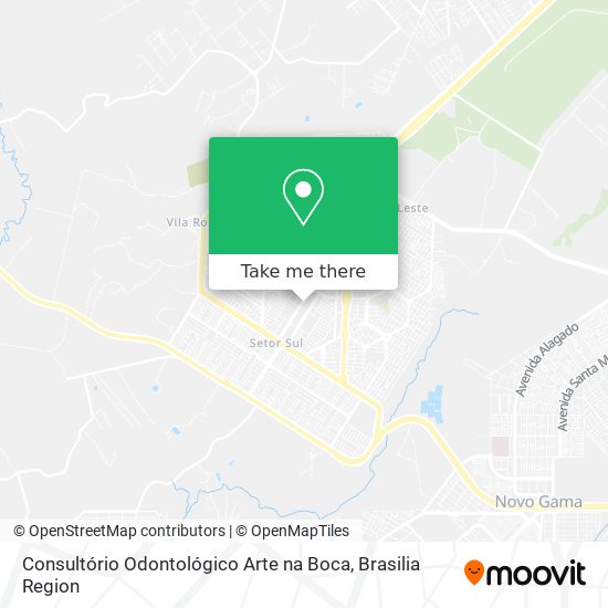 Consultório Odontológico Arte na Boca map