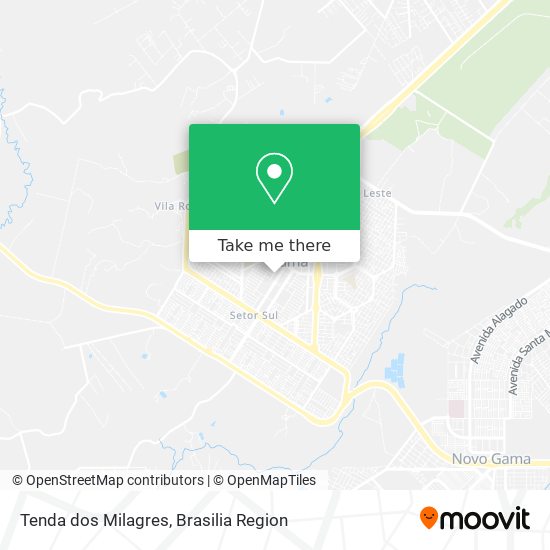 Tenda dos Milagres map