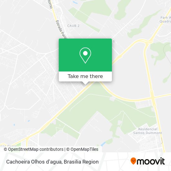 Cachoeira Olhos d'agua map