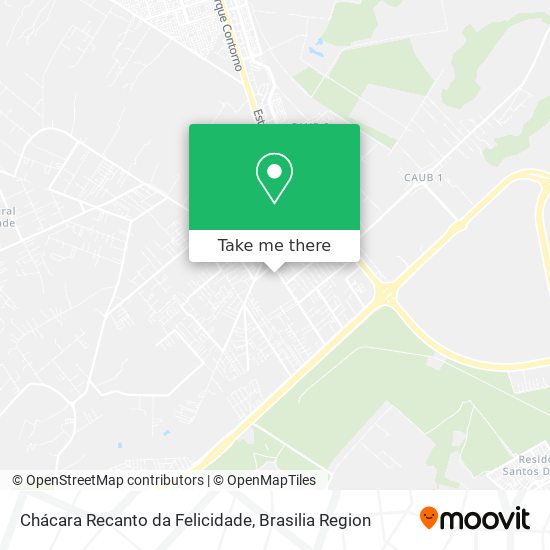 Chácara Recanto da Felicidade map