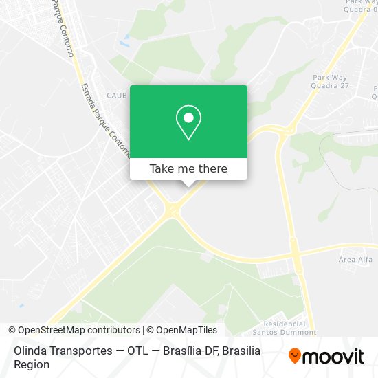 Olinda Transportes — OTL — Brasília-DF map
