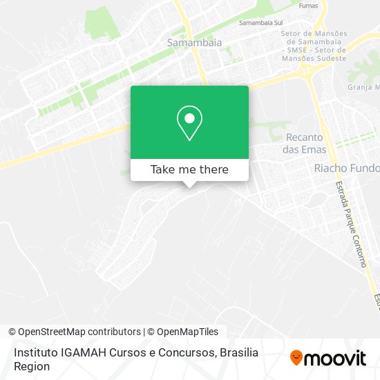 Instituto IGAMAH Cursos e Concursos map