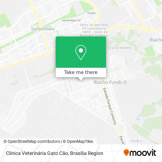 Clínica Veterinária Gato.Cão map