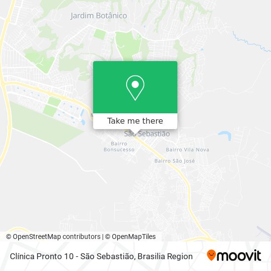Clínica Pronto 10 - São Sebastião map