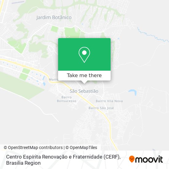 Centro Espírita Renovação e Fraternidade (CERF) map