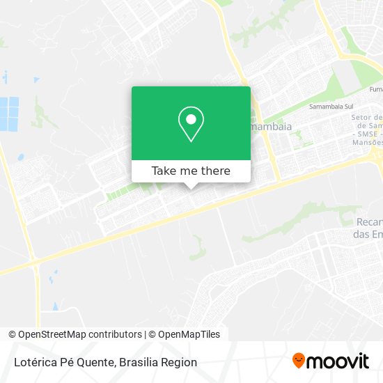 Lotérica Pé Quente map