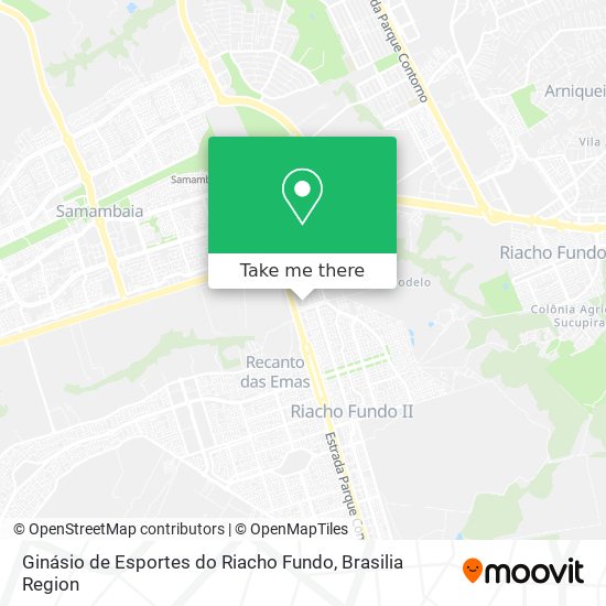 Ginásio de Esportes do Riacho Fundo map