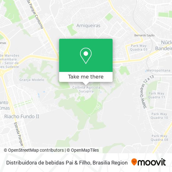Distribuidora de bebidas Pai & Filho map