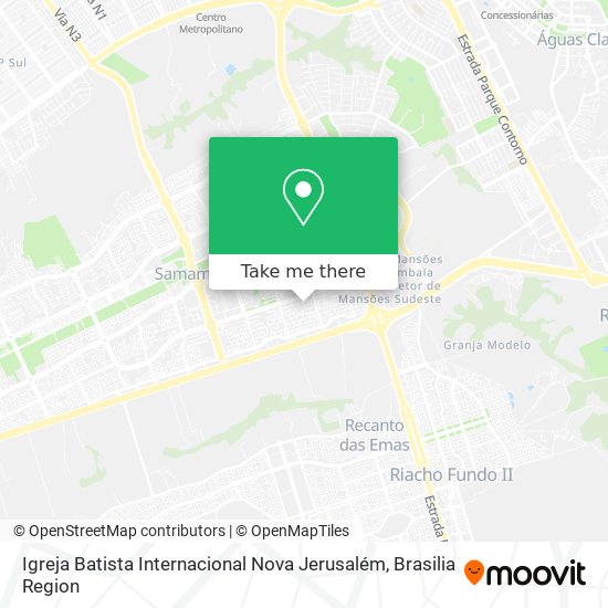Igreja Batista Internacional Nova Jerusalém map