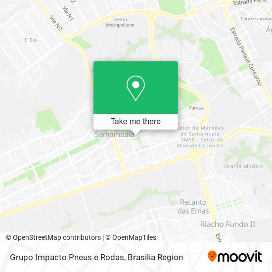 Grupo Impacto Pneus e Rodas map