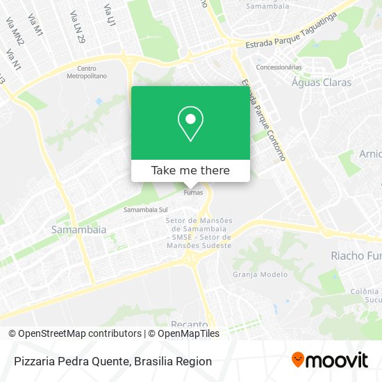 Pizzaria Pedra Quente map