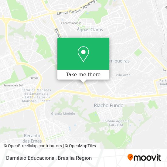 Damásio Educacional map