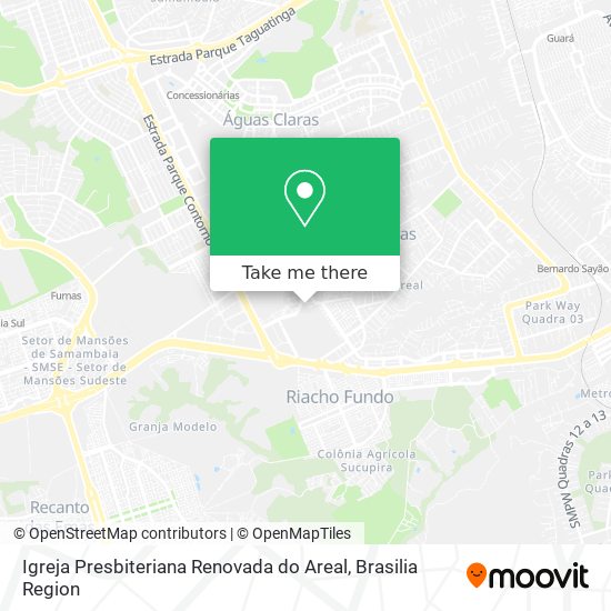 Igreja Presbiteriana Renovada do Areal map