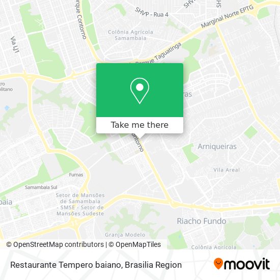 Restaurante Tempero baiano map