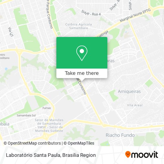 Laboratório Santa Paula map