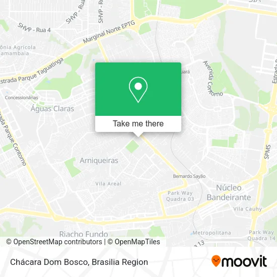 Chácara Dom Bosco map