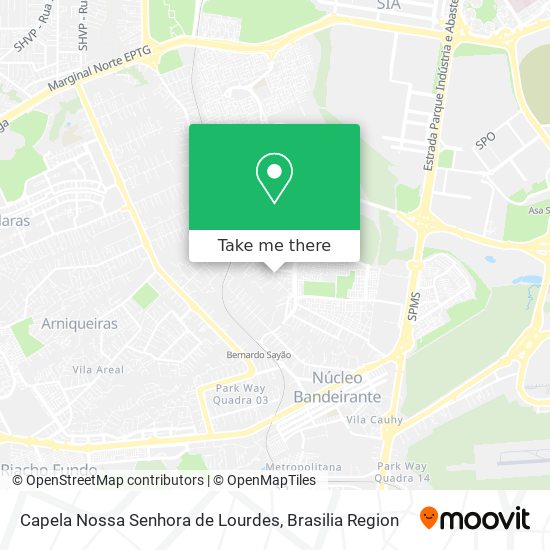 Capela Nossa Senhora de Lourdes map