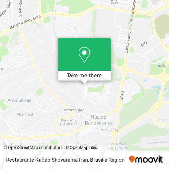 Restaurante Kabab Shovarama Iran map