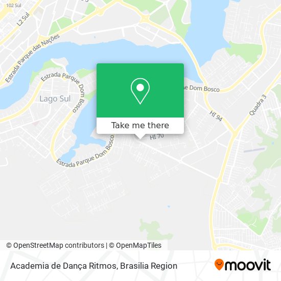 Academia de Dança Ritmos map