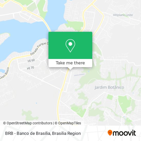BRB - Banco de Brasília map