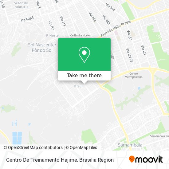 Centro De Treinamento Hajime map