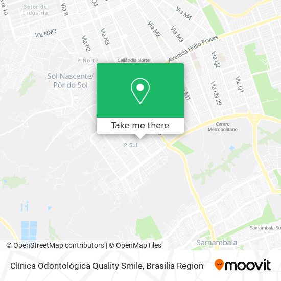 Clínica Odontológica Quality Smile map