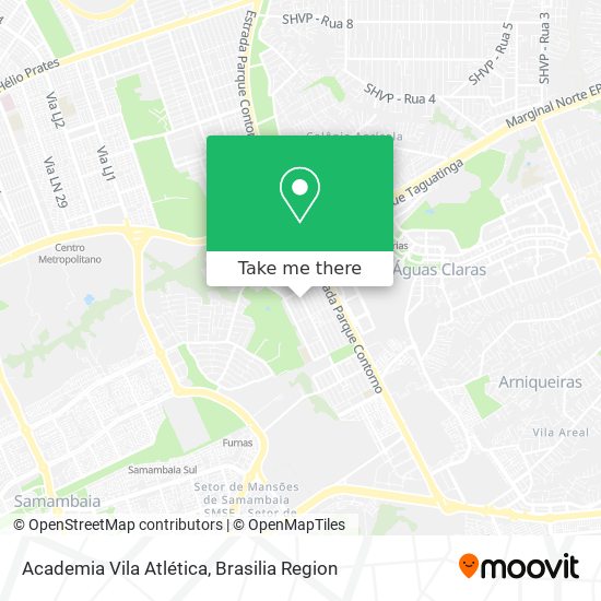 Academia Vila Atlética map