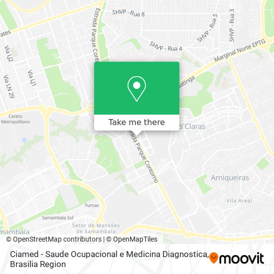 Ciamed - Saude Ocupacional e Medicina Diagnostica map