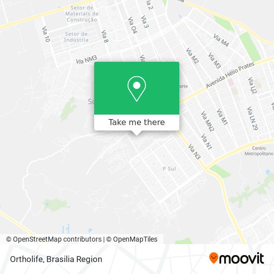 Ortholife map