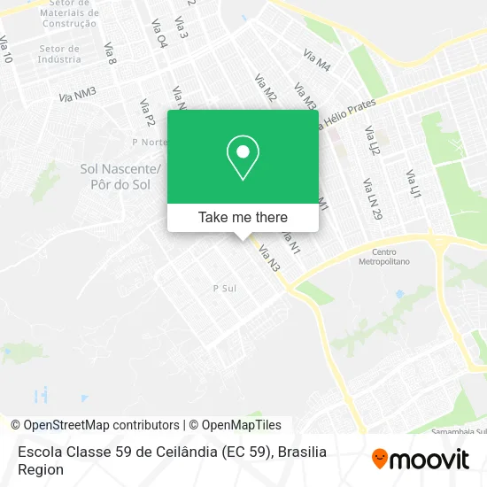 Escola Classe 59 de Ceilândia (EC 59) map