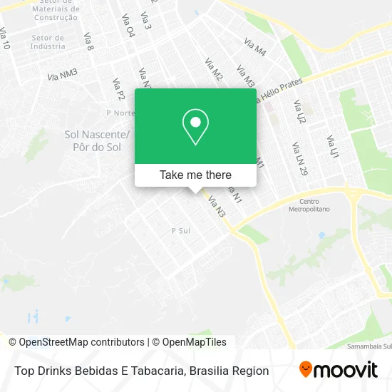 Top Drinks Bebidas E Tabacaria map