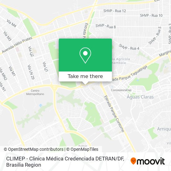 CLIMEP - Clinica Médica Credenciada DETRAN / DF map