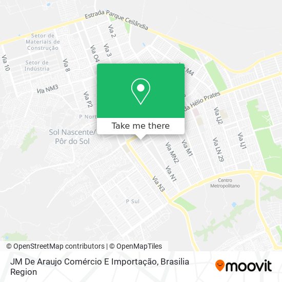 JM De Araujo Comércio E Importação map