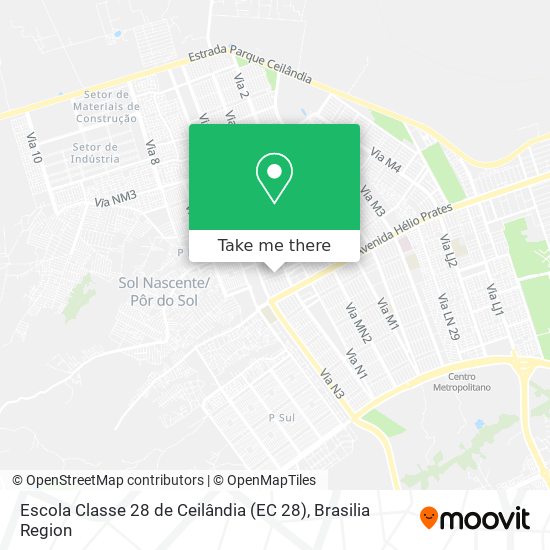 Escola Classe 28 de Ceilândia (EC 28) map