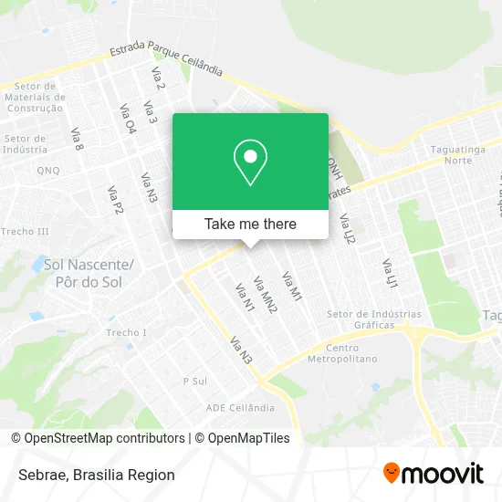 Sebrae map