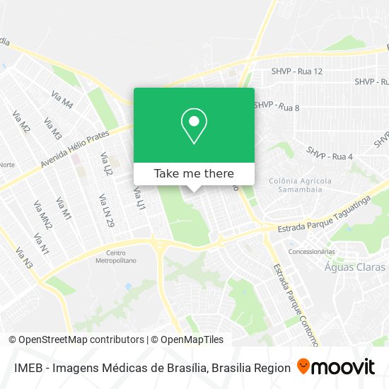 Mapa IMEB - Imagens Médicas de Brasília