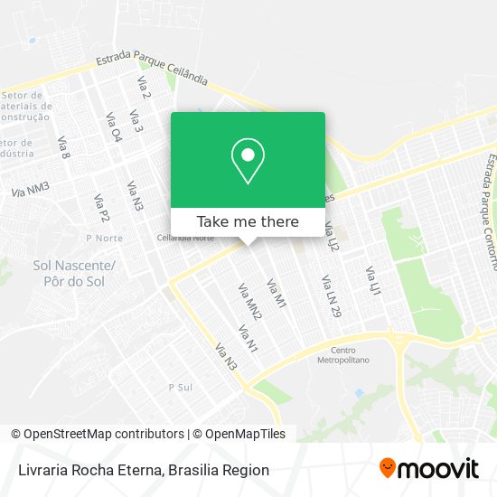 Mapa Livraria Rocha Eterna