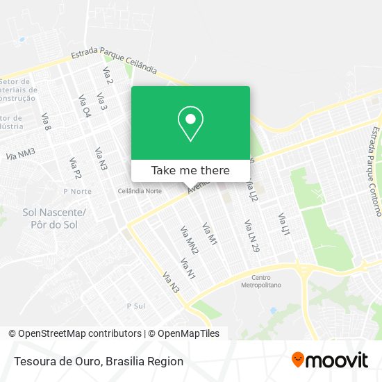 Tesoura de Ouro map