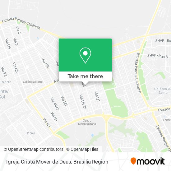 Igreja Cristã Mover de Deus map