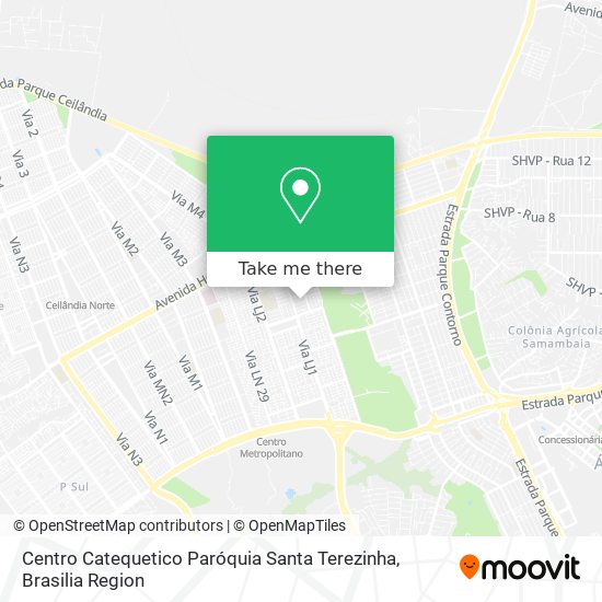 Centro Catequetico Paróquia Santa Terezinha map