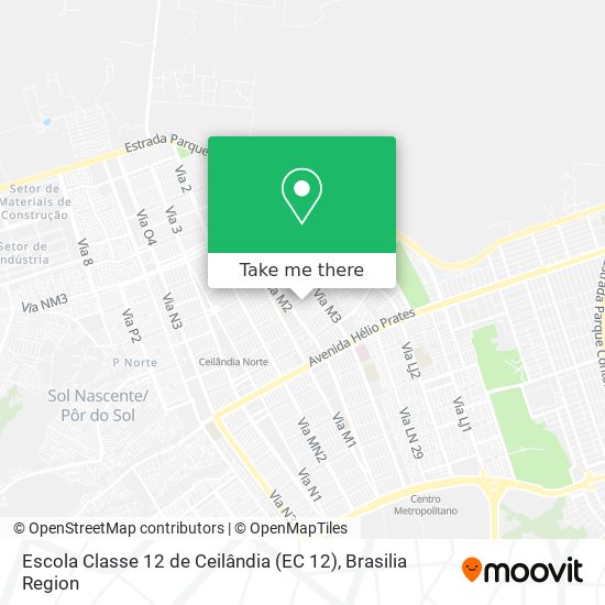 Escola Classe 12 de Ceilândia (EC 12) map