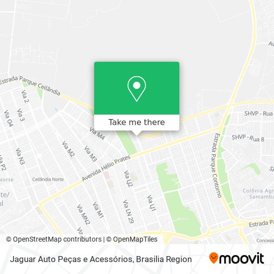 Jaguar Auto Peças e Acessórios map